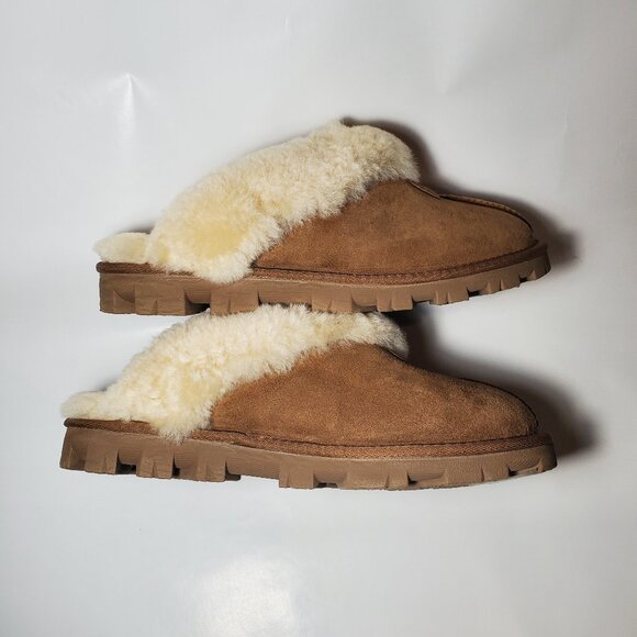 NWOB UGG Size 8 Women’s Coquette Slipper Shoes Chestnut - Picture 6 of 9